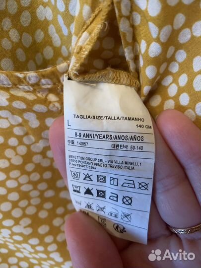 Комбинезон для девочки, benetton, 140