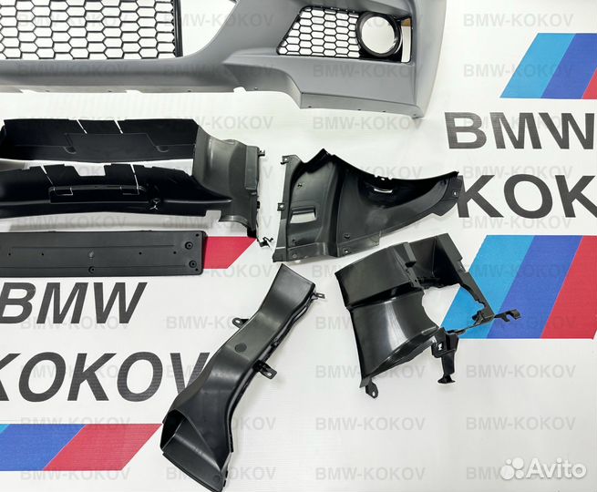 Бампер передний на BMW F30 M tech мтех
