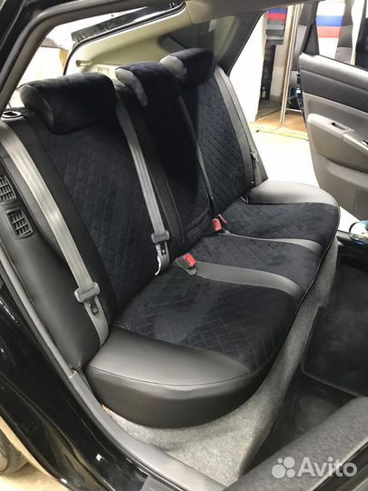 Чехлы на сиденья Тойота Приус 20 из Алькантары