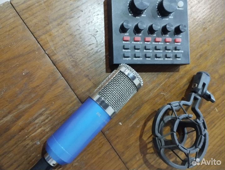 Микшер. Звуковая карта с микрофоном