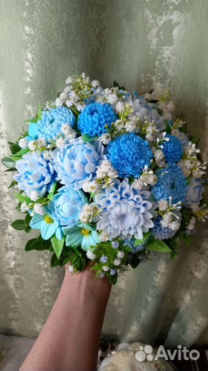 Букет из мыльной основы