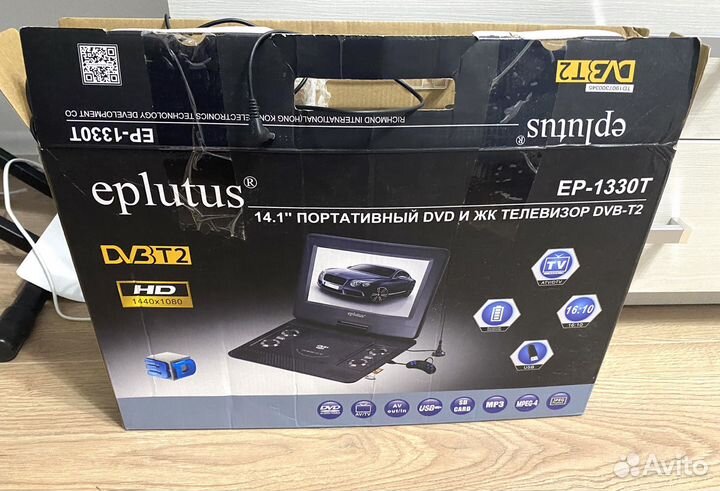 Портативный телевизор eplutus ep-1330t