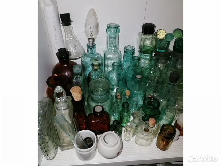 Пузырьки разные (флаконы, бутылочки ) старинные