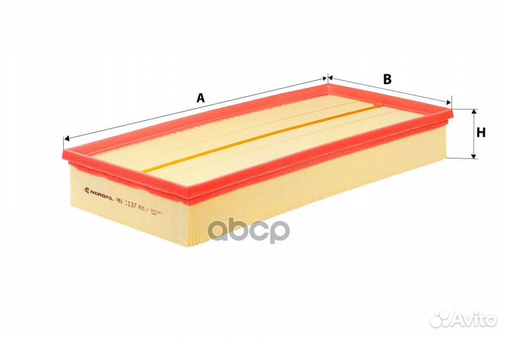 Фильтр воздушный Range Rover III (LM) an1137 NO