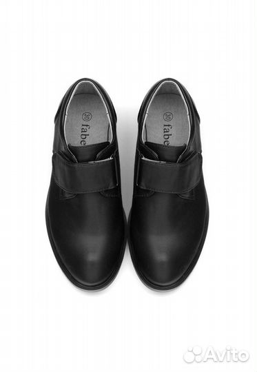 Полуботинки Gentleman для мальчиков, черные,новые