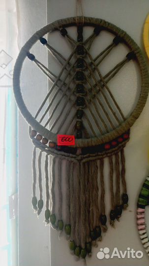 Ловец снов макраме панно