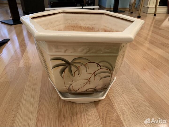 Большой Керамический горшок, высота 27 см