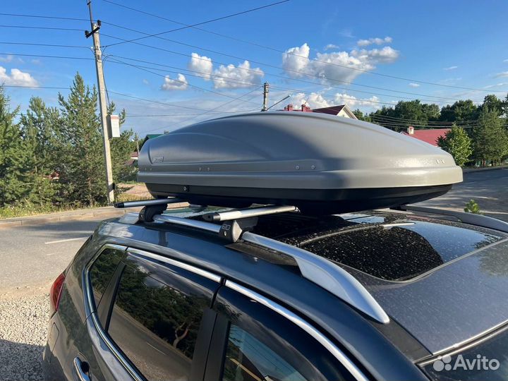 Автобокс багажный Вояж 440л Nissan XTrail T32