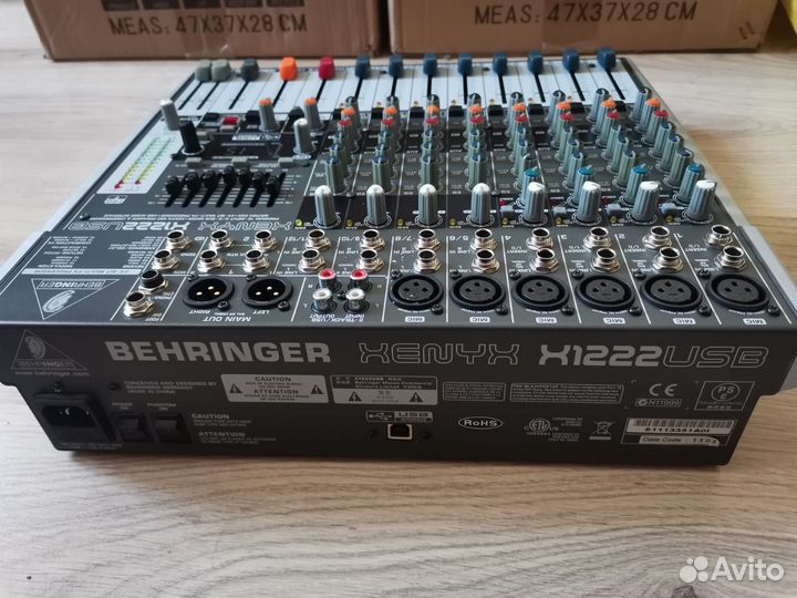 Микшерный пульт behringer 1222fx