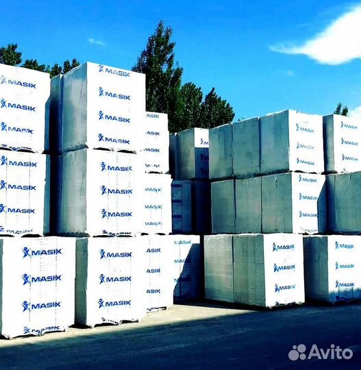 Газоблок Masix D500 75x200x625