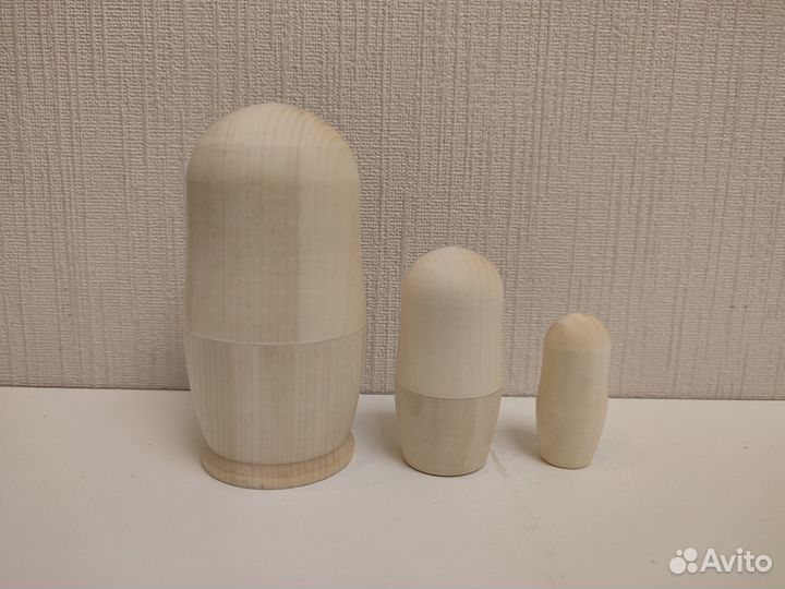 Заготовки для росписи и рукоделия матрешки яйца