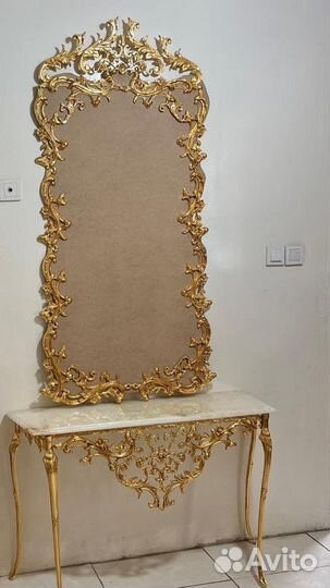 Подставка консоль бронза