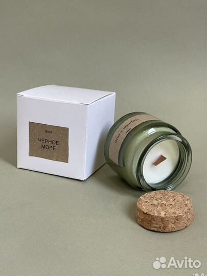 Ароматическая свеча ручной работы
