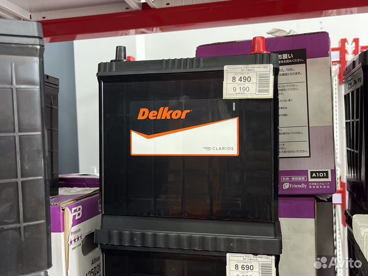 Аккумулятор 6-ст 55 Delkor (Корея)