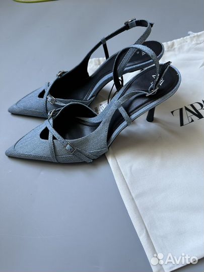 Бронь Джинсовые туфли оригинал Zara