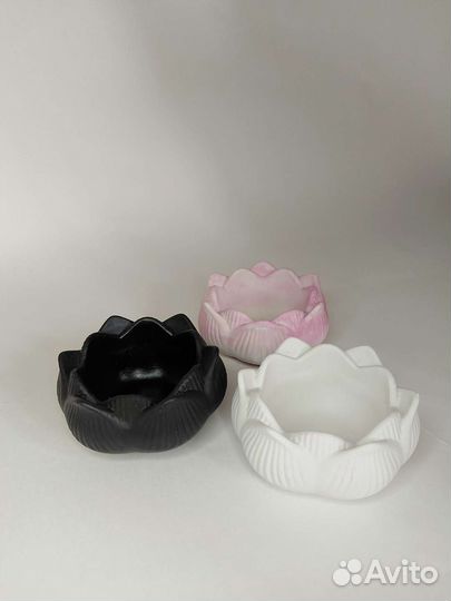 Стаканы под свечи Гипс Подсвечники Опт и розница