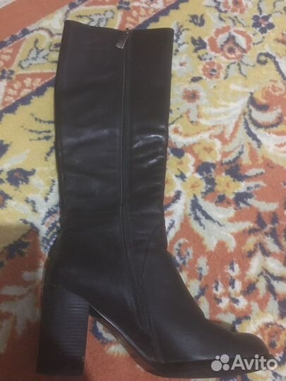Сапоги зимние натуральная кожа размер 35