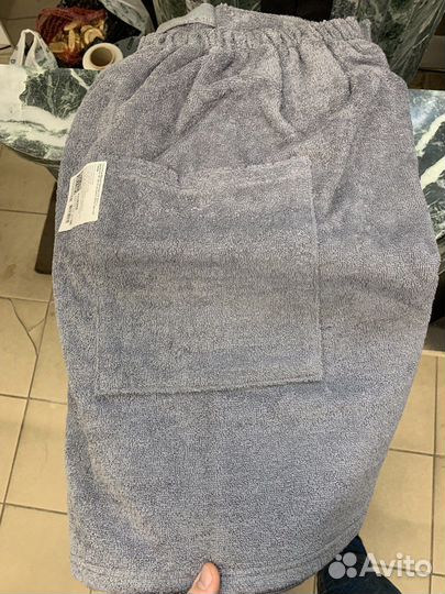 Килт для бани мужской махровый