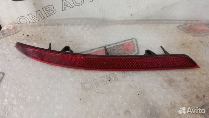 Катафот в задний бампер правый Опель Астра J