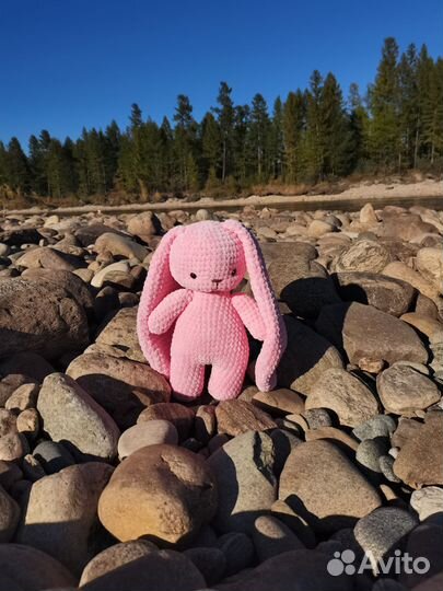 Мягкая игрушка заяц ручной работы