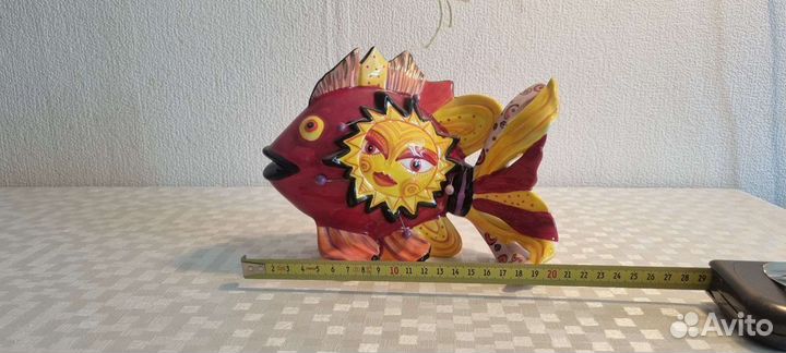 Фигурка рыбы фарфоровая