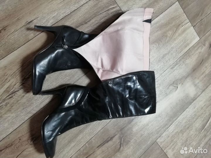 Сапоги кожанные