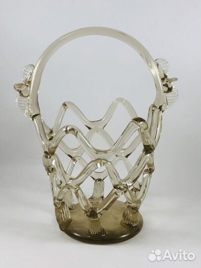 Конфетницы, пепельницы. Цветное стекло. СССР