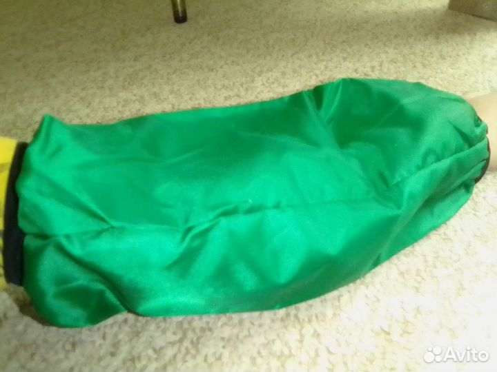 Нарукавники детские зелёные