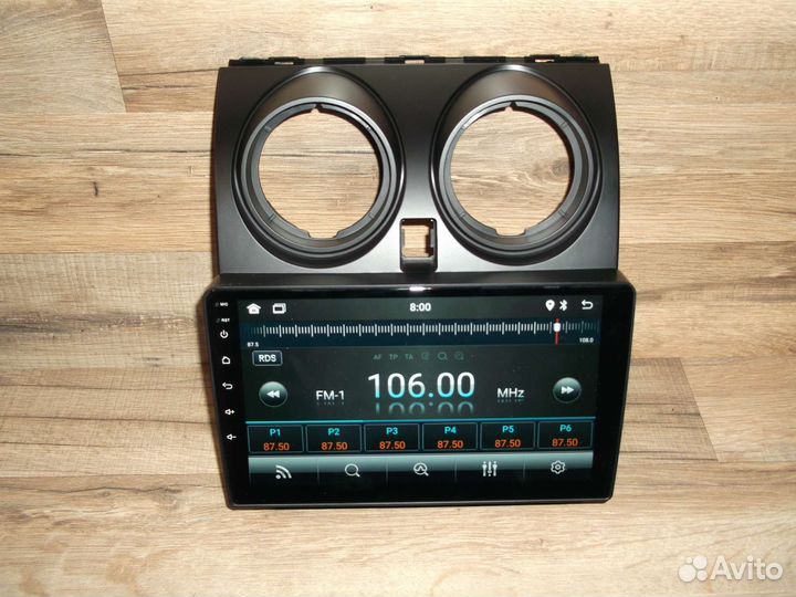 Магнитола Nissan Qashqai J10 Android