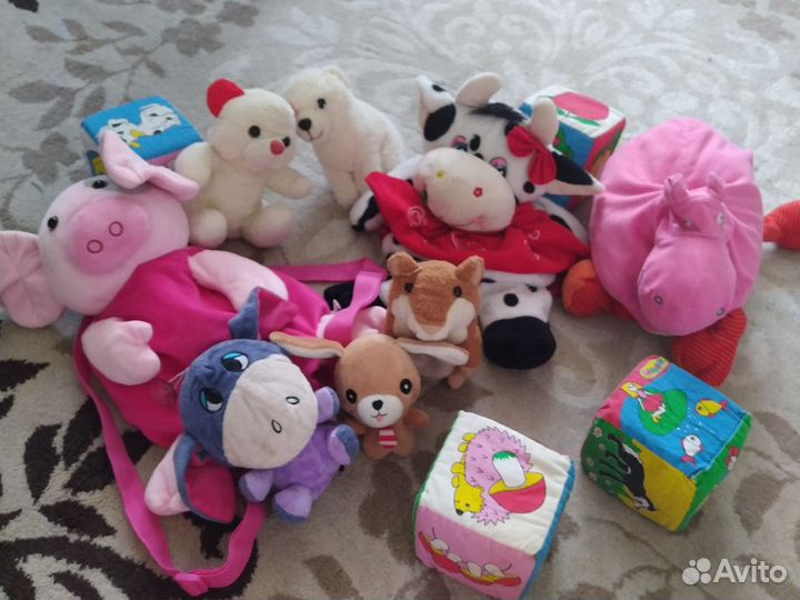 Игрушки пакетом для девочки