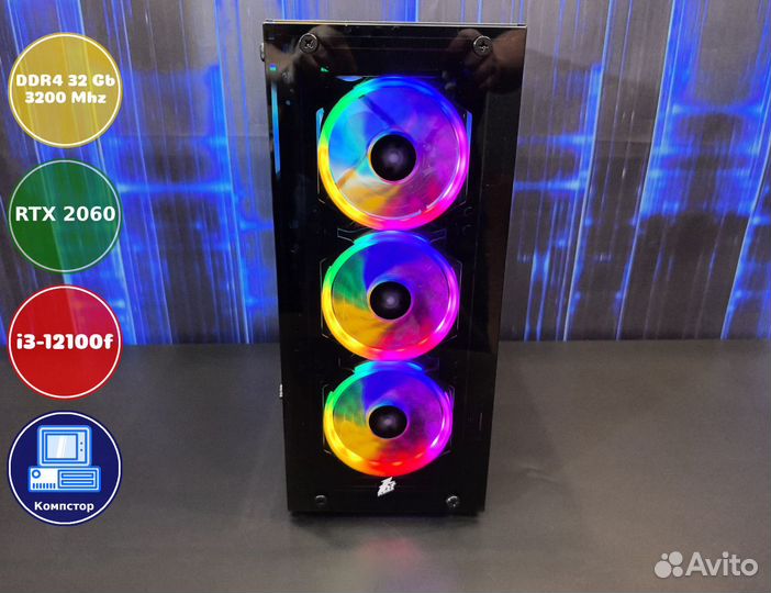 Сборки игровых пк i3-RTX2060-32DDR4-MHF1684902-H610