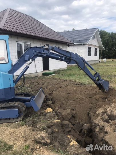 Услуги миниэксковатора