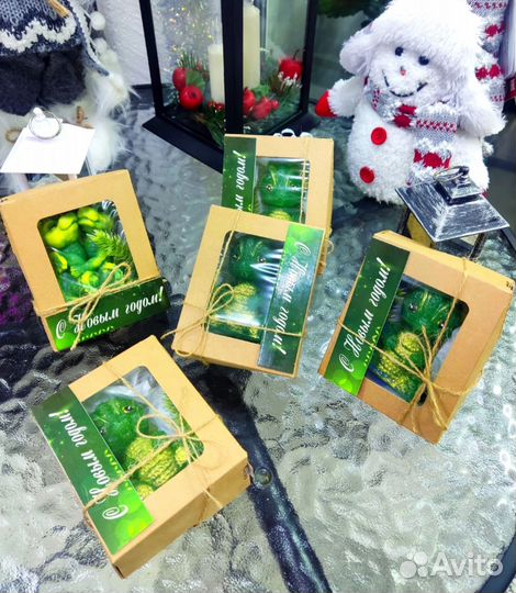 Мыло новогоднее, подарки на нг
