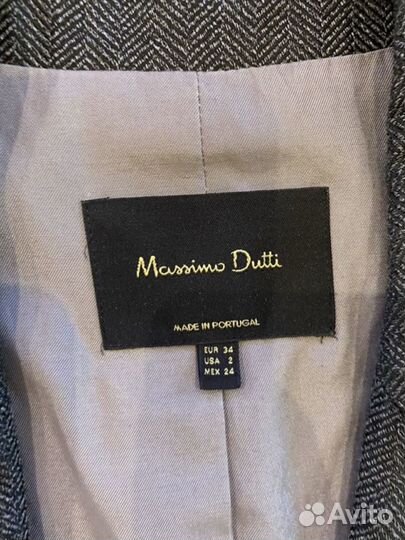 Massimo dutti пиджак 34