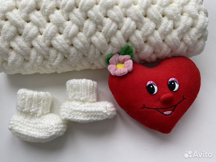 Плед детский плюшевый