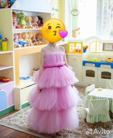 Платье на выпускной в детский сад 128 -134