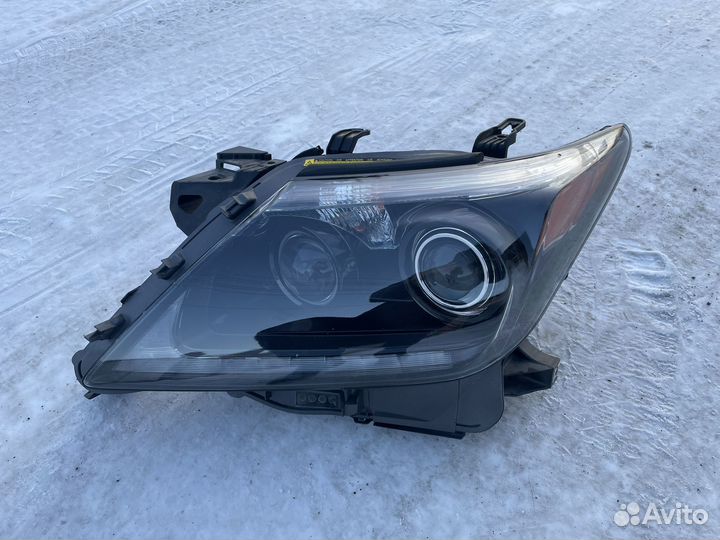 Фары Lexus LX 570, бегающий повтор, черные