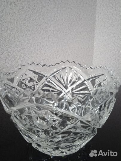 Хрустальная конфетница СССР