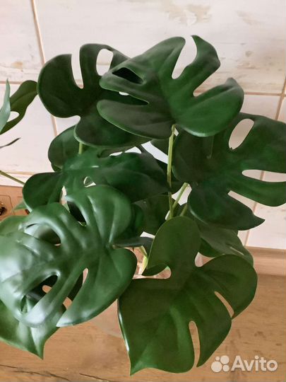 Искусственная монстера цветы Как настоящая Пальма