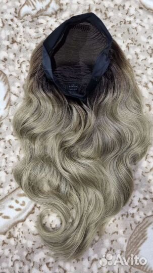 Парики на ленте повязке. Два цвета. Блонд. Шатен
