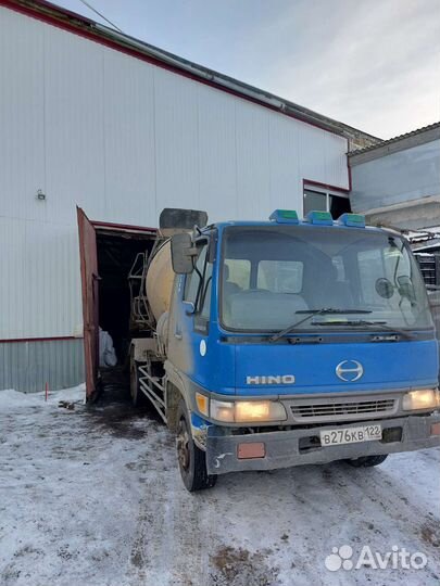 Доставка бетона маленьким миксером