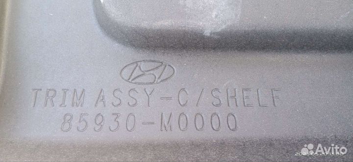 Полка багажника hyundai creta