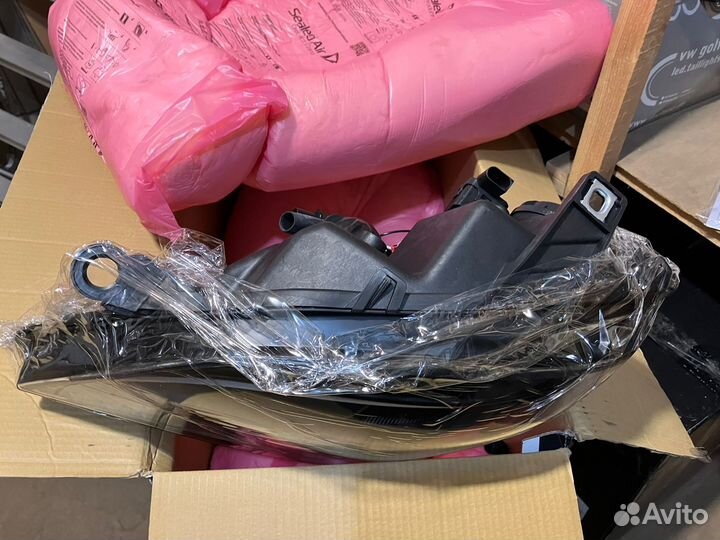 Mercedes ML 164 05-08 Фары в стиле W222 черные