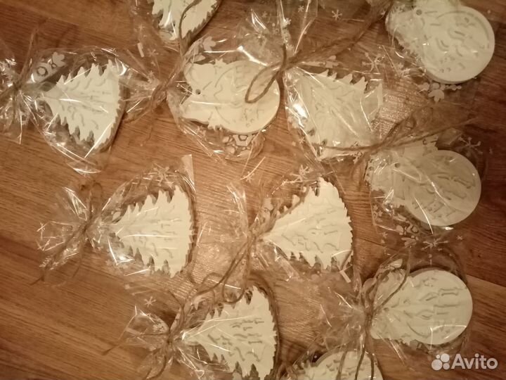 Гипсовые новогодние фигурки для раскрашивания