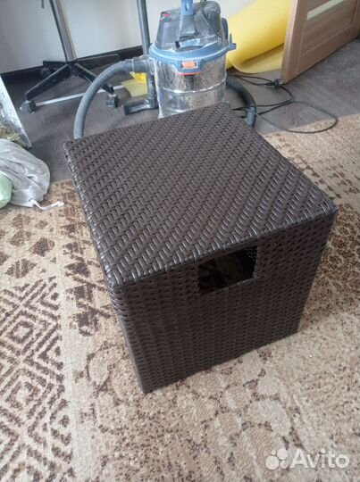 Пуфик из ротанга