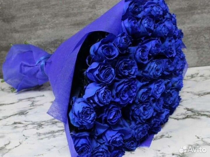 Синие розы в наличии