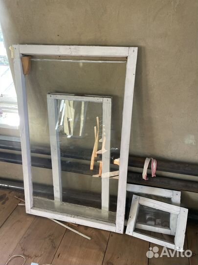 Деревянные окна со стеклопакетом бу