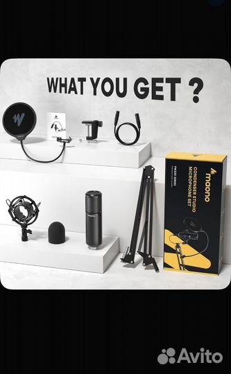 Maono Микрофон для подкастов maono AU-PM320S