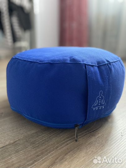 Подушка для медитаций для йоги с гречневой лузгой