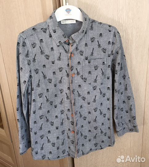 110-116 Стильная рубашка для мальчика